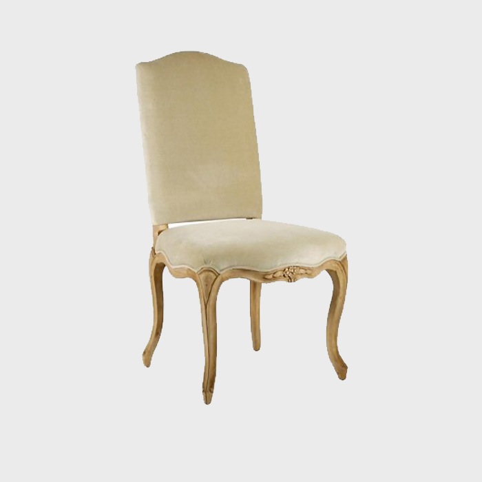 Velvet French Country Style Dining Chair