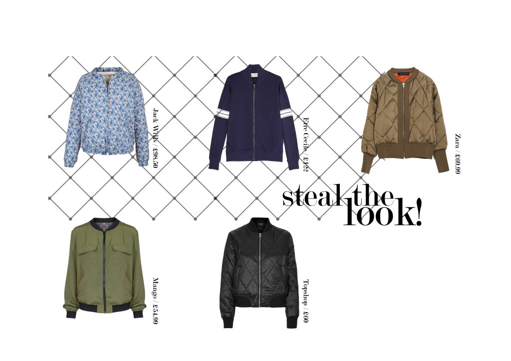 bomber jacket trend items