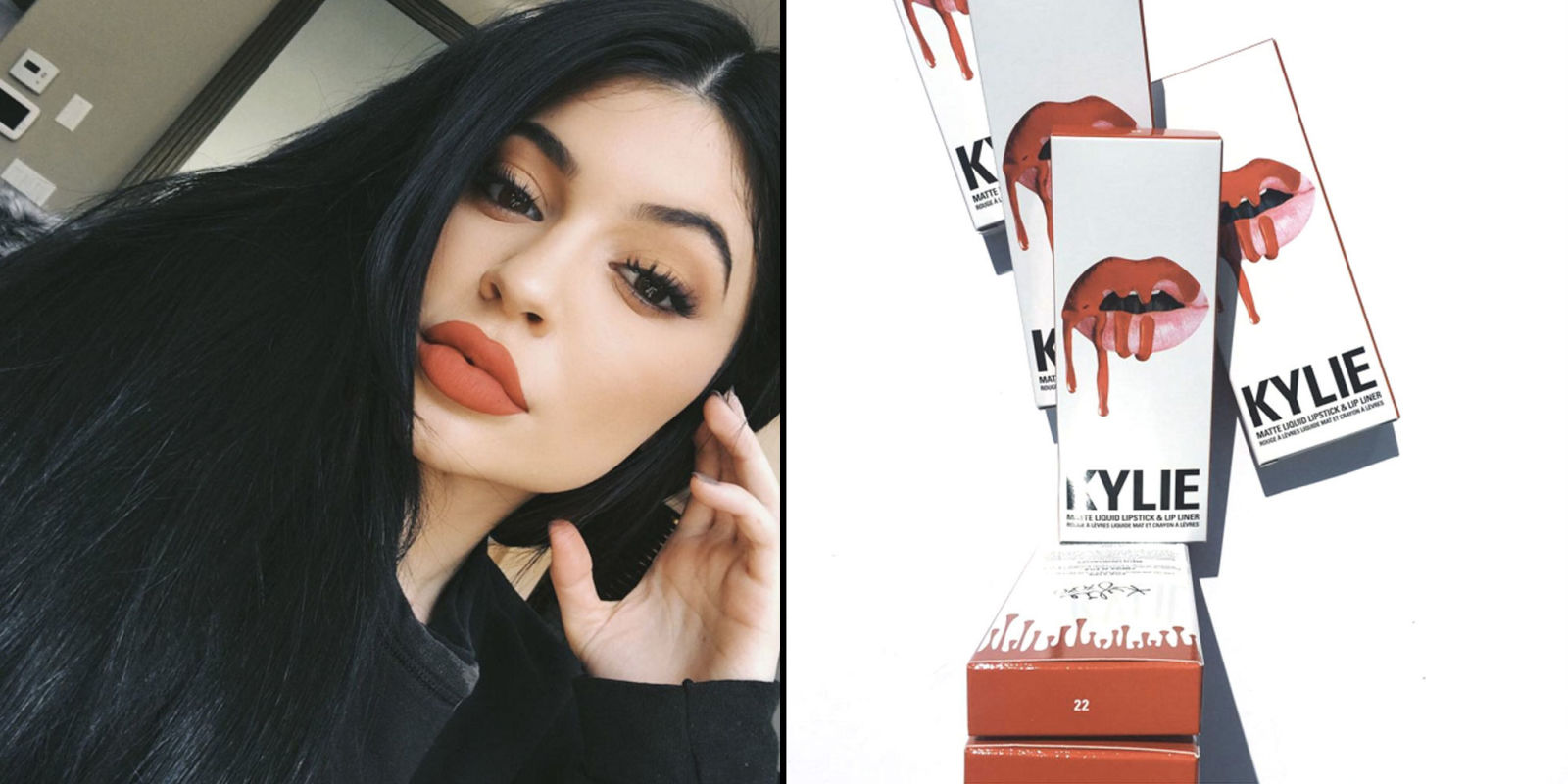 Kylie Jenner's lip kits have taken the beauty industry by storm Image from: www.comsopolitan.com